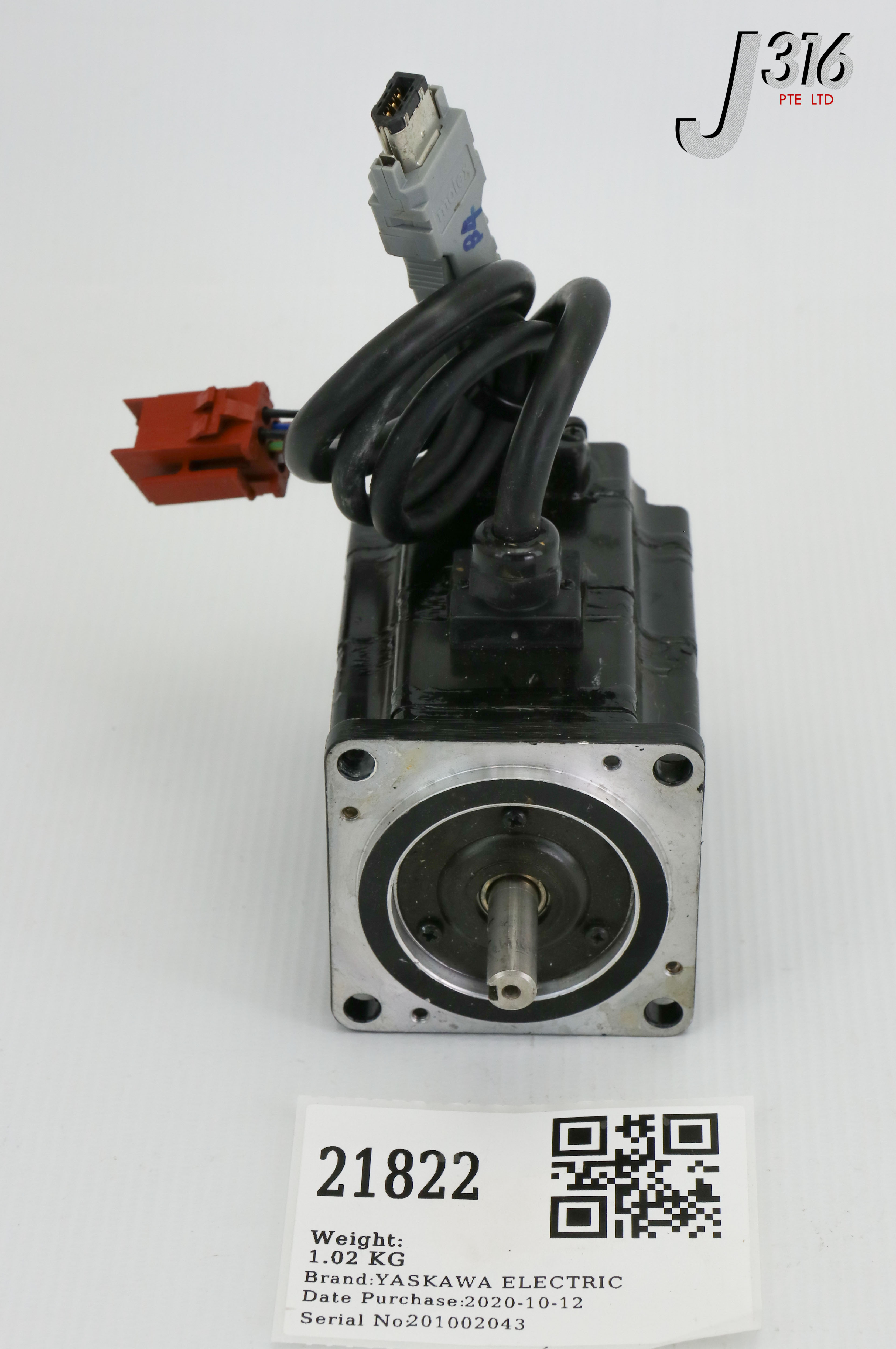 jun 21822 YASKAWA ELECTRIC AC SERVO MOTOR SGMPH-01A1E4C | eBay